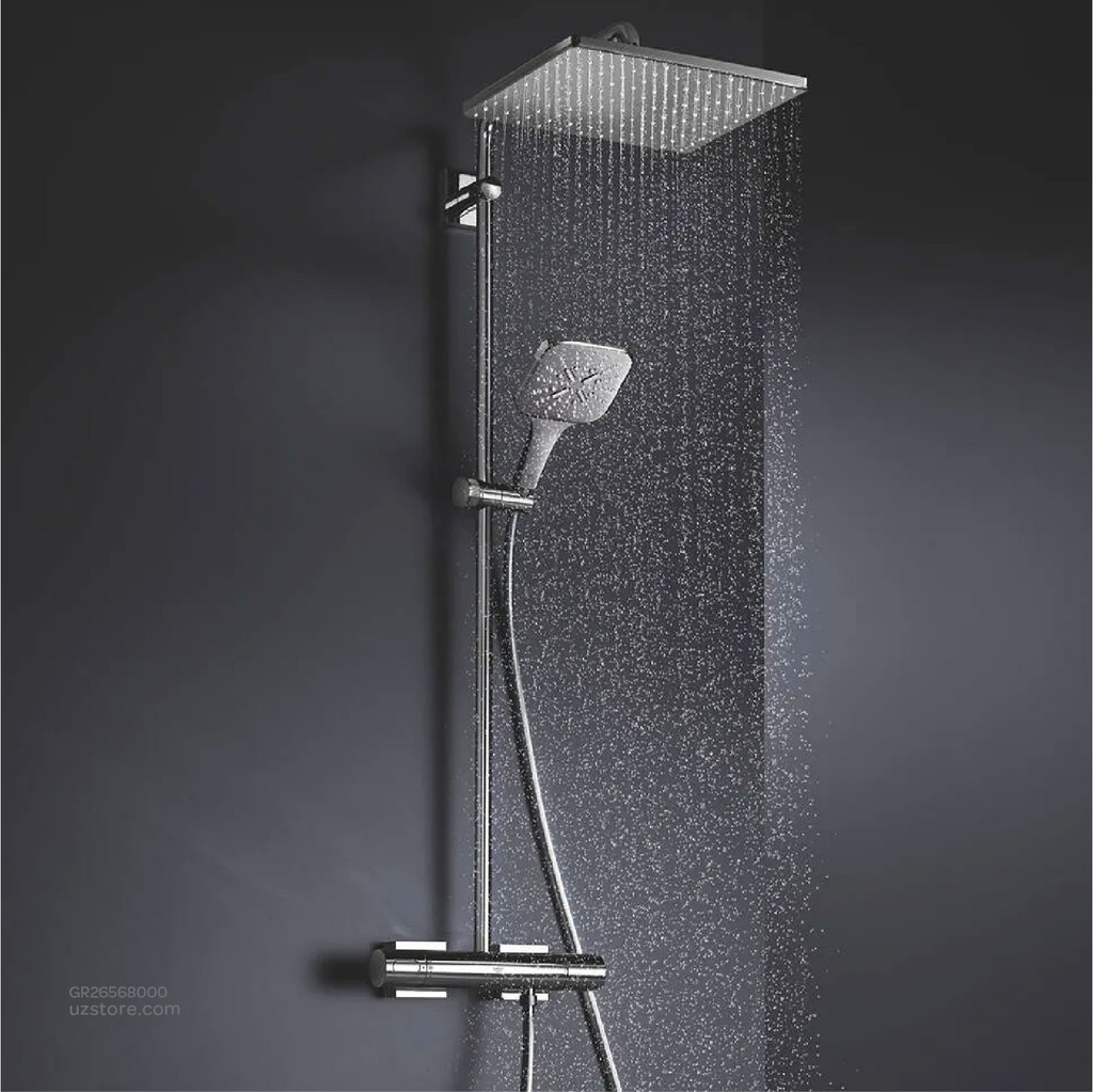 Rainshower System 210 Shower system with thermostat for wall